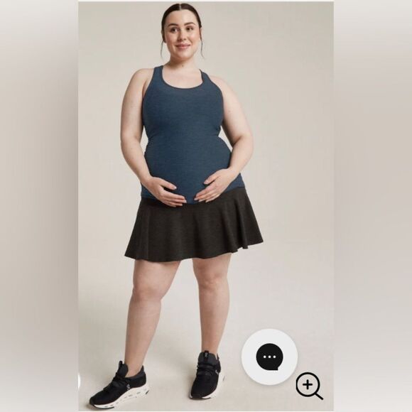 Beyond the Bump Blue Skirt - Picture 11 of 16